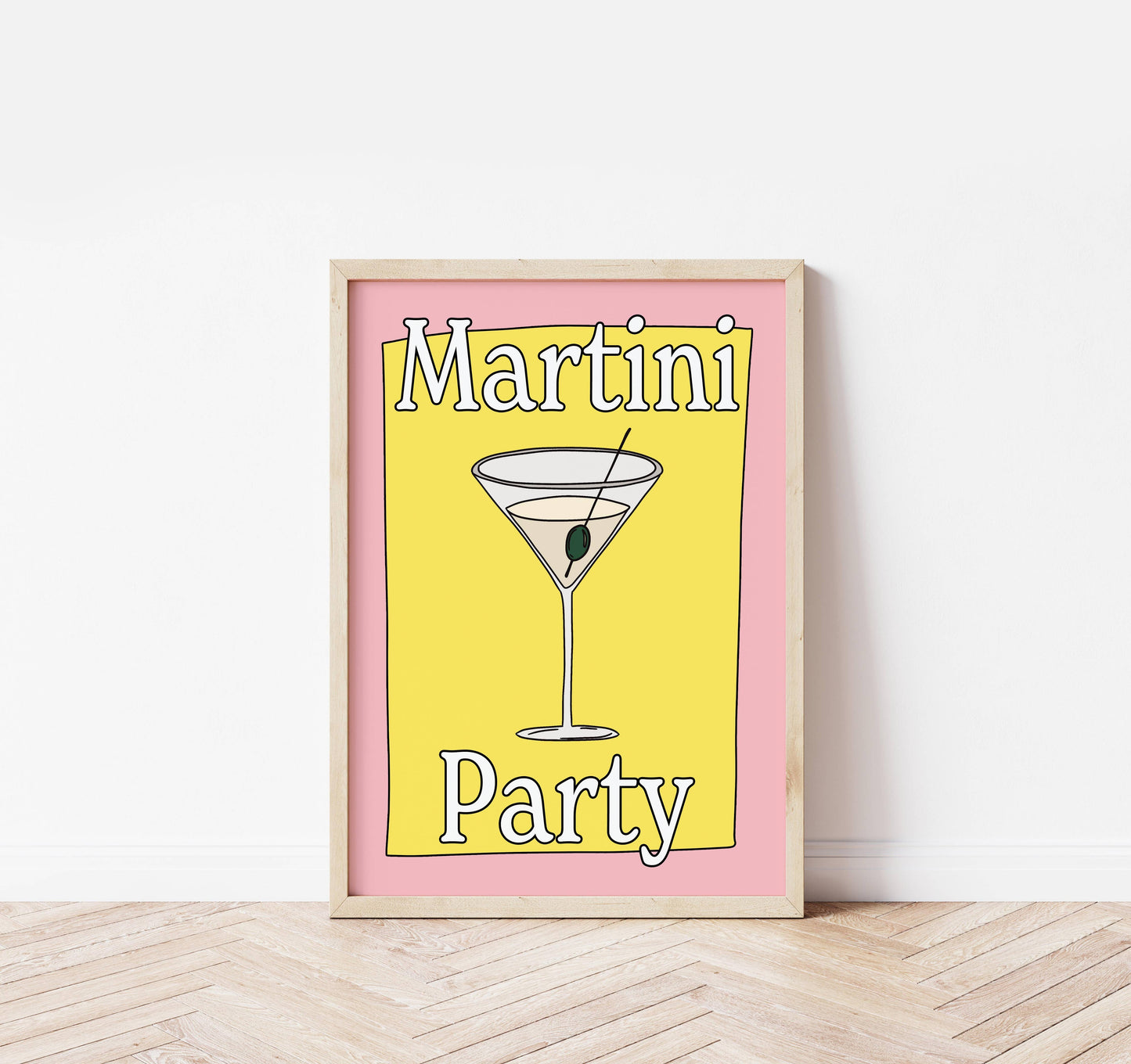 Martini Party Print: A4