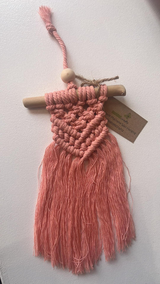 Mini Macrame Wall Hanging - 18cm