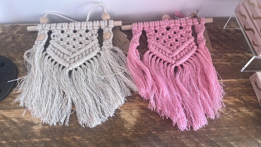 Small Macrame Wall Hanging - 19cm