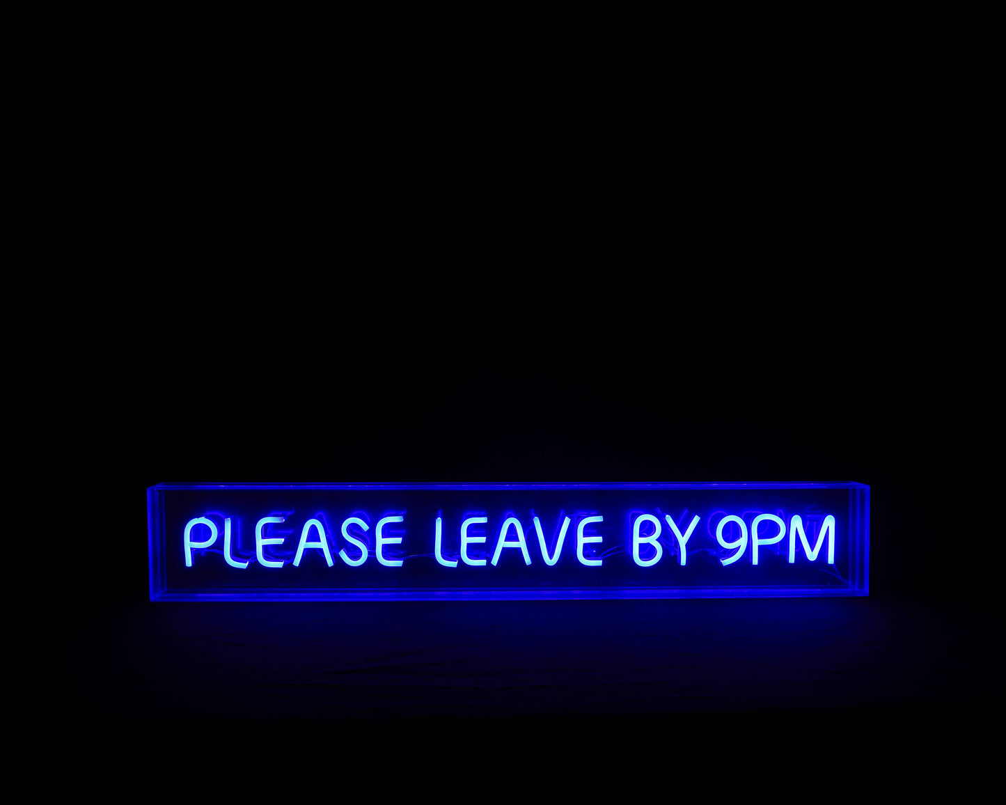 PLEASE LEAVE BY 9PM