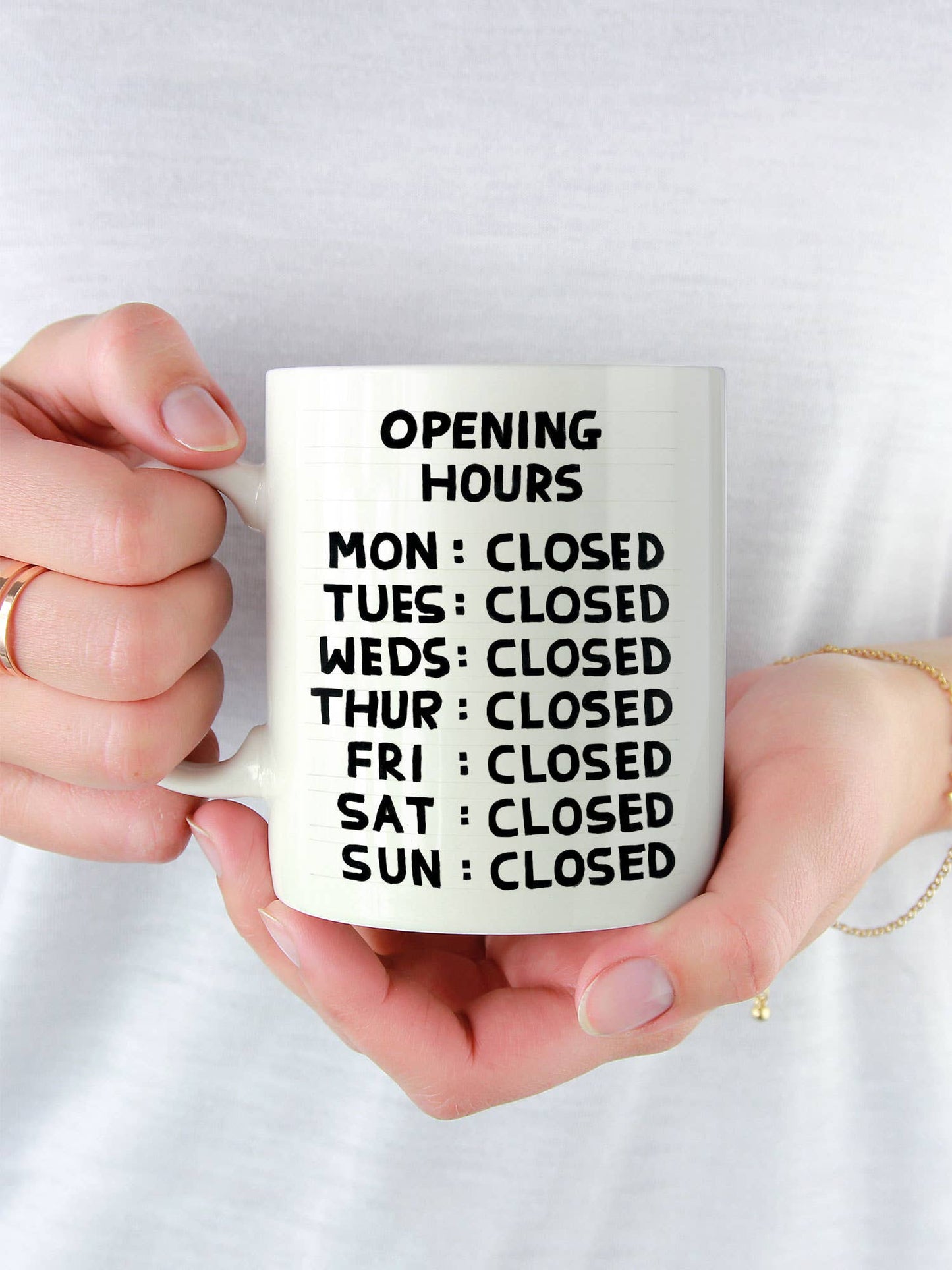 David Shrigley Mug Opening Hours