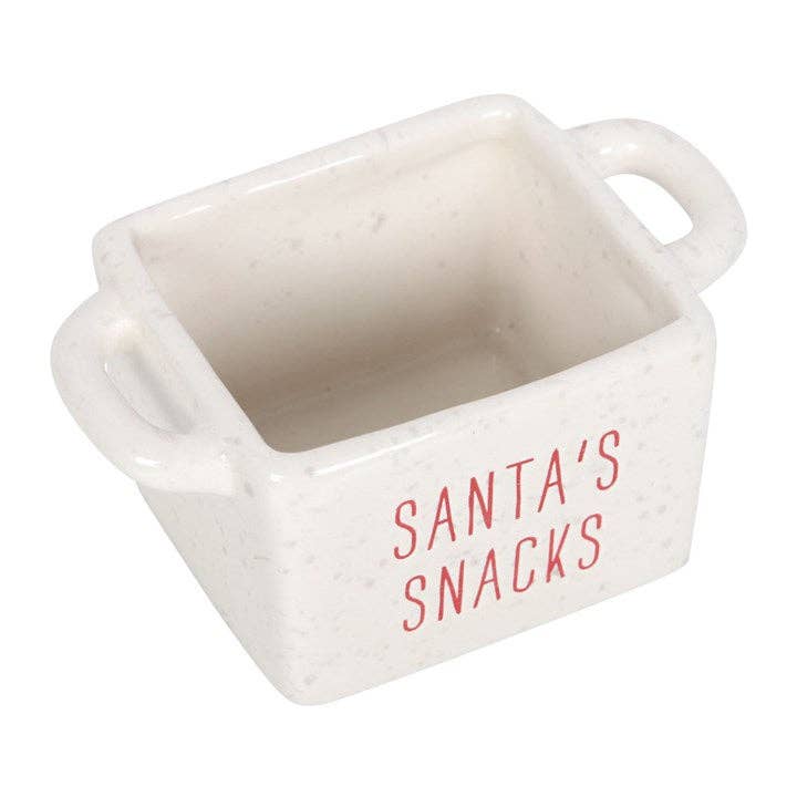 Set of 3 Ceramic Christmas Snack Bowls