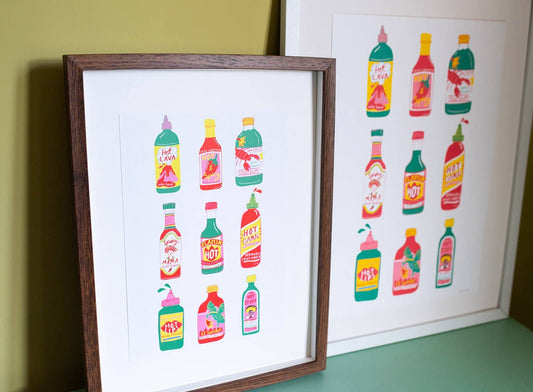 Hot Sauce Print: A3