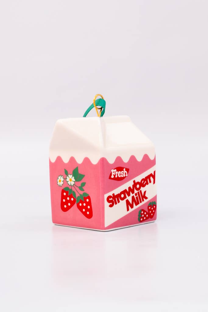 Strawberry Milk Ornament