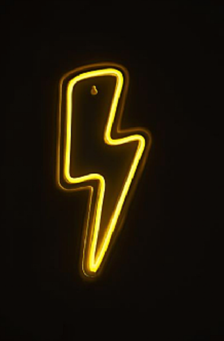 LIGHTNING BOLT Neon Sign