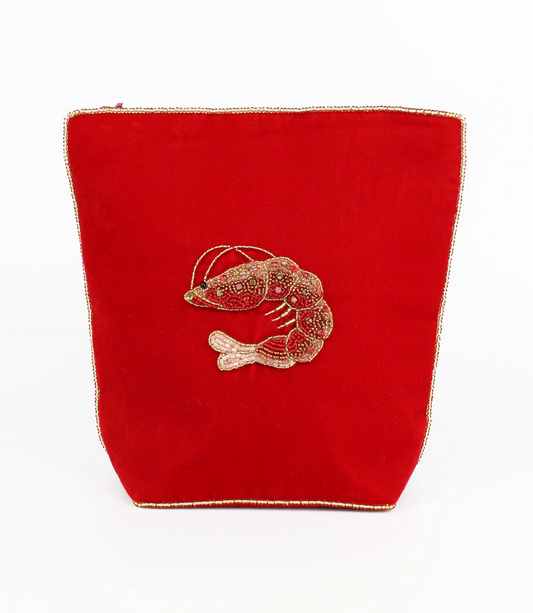 Prawn Make Up Bag