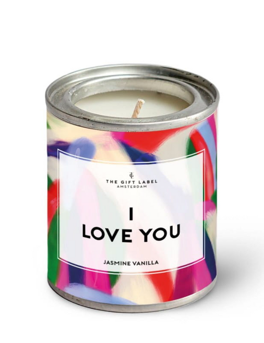 I Love You Jasmine and Vanilla Candle - 90g