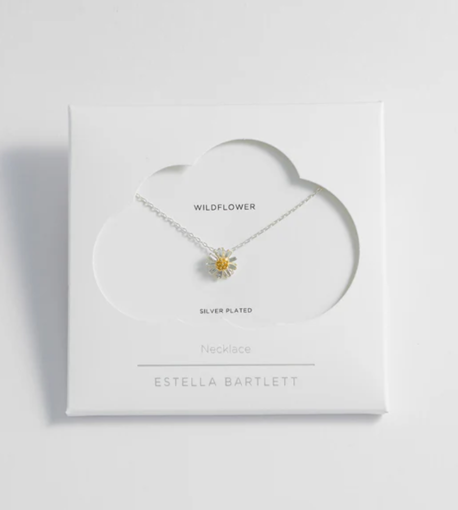 Estella Bartlett Wildflower Silver Plated Necklace