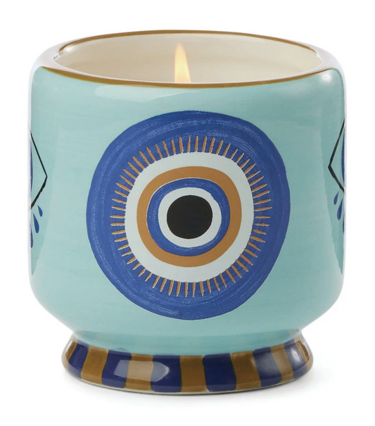 Incense & Smoke ceramic candle - cinnamon, spiced orchard & myrrh