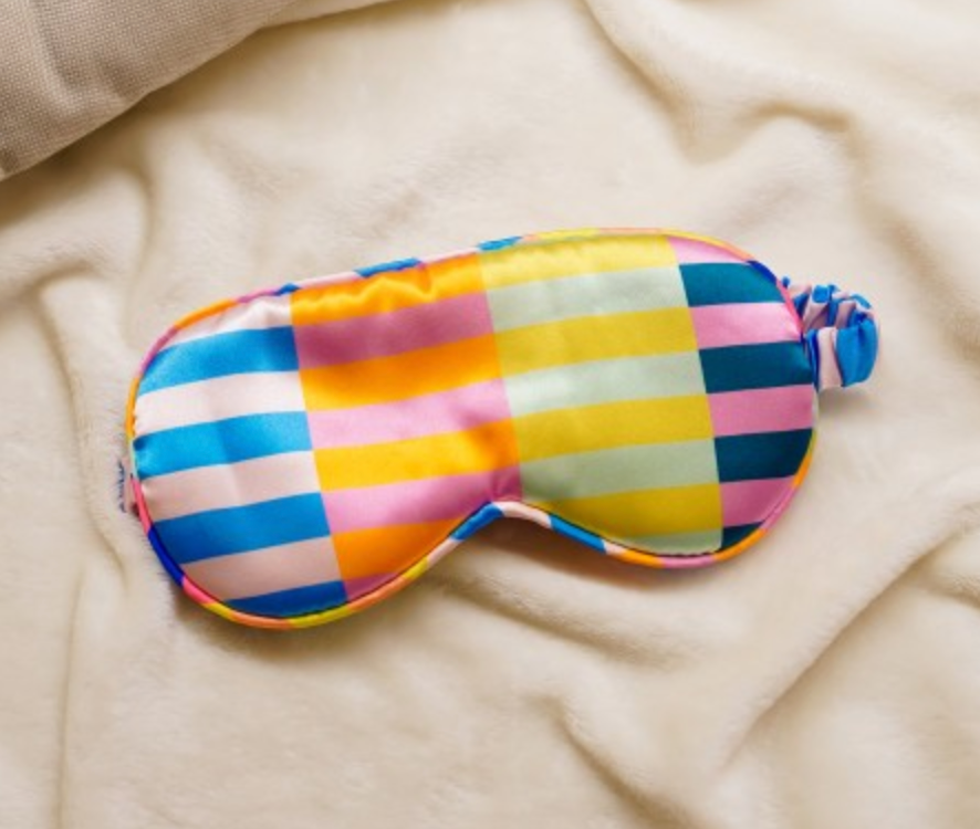 Striped Multicolour Eye Mask