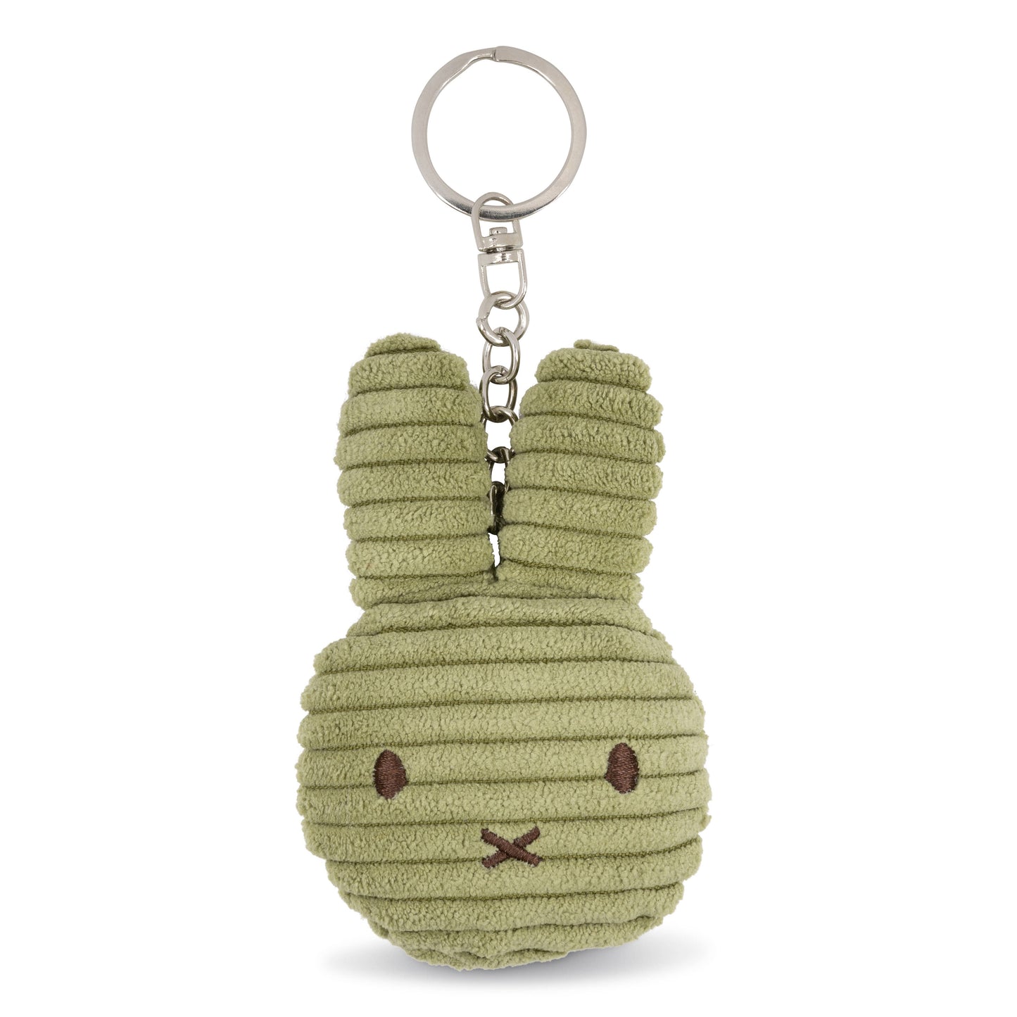 Miffy Flat Keyring Corduroy ECO Olive Green 10cm