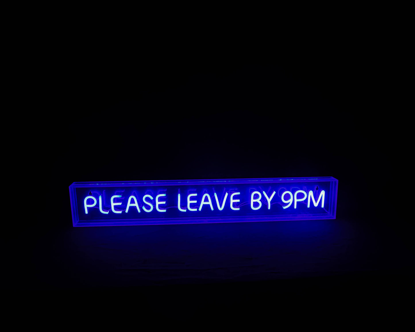 PLEASE LEAVE BY 9PM