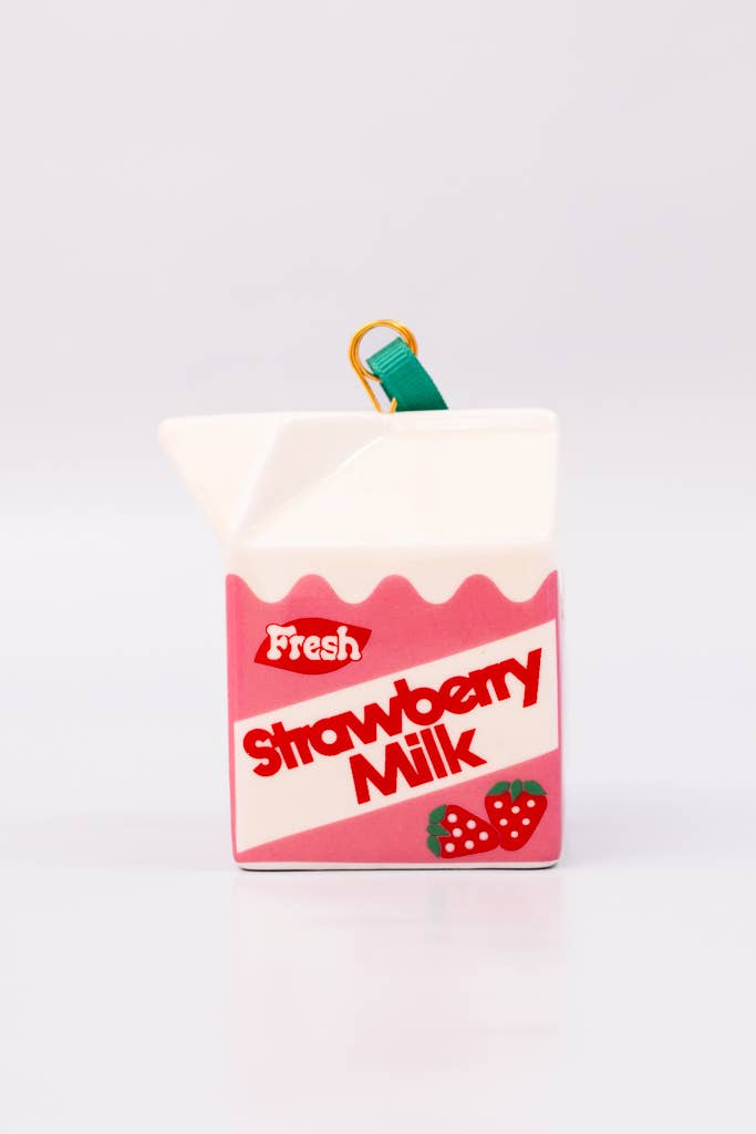 Strawberry Milk Ornament