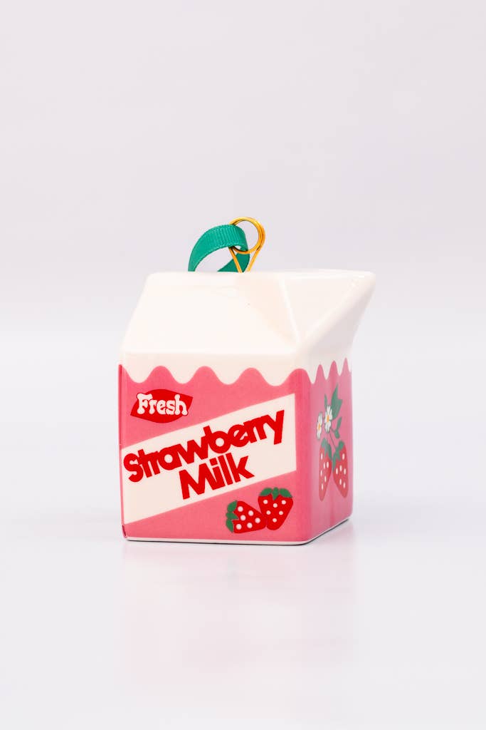 Strawberry Milk Ornament