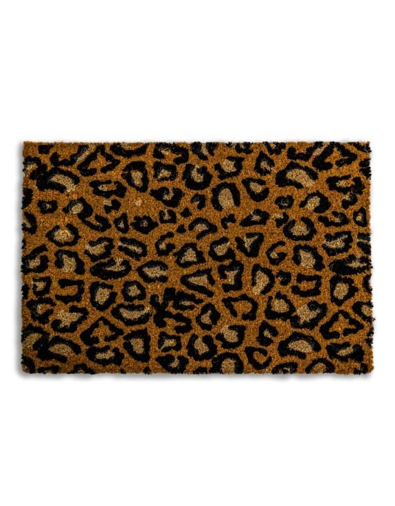 Leopard Print Doormat