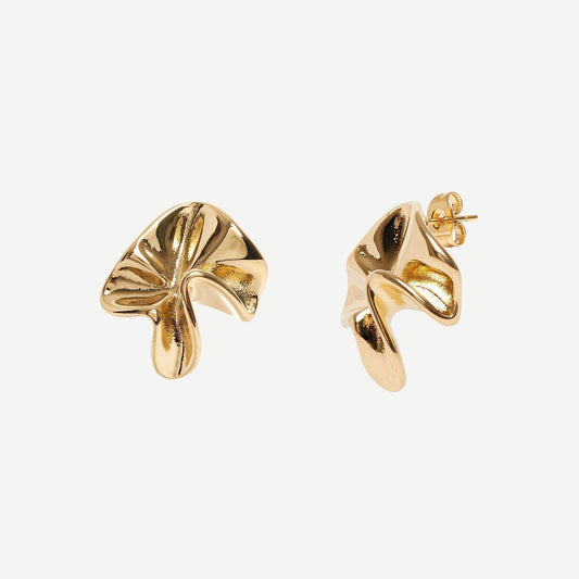 Shell Waterproof Gold Drop Earrings