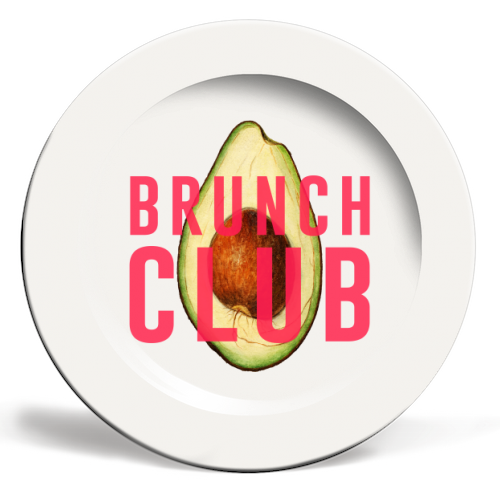 'Brunch Club' Plate by The 13 Prints